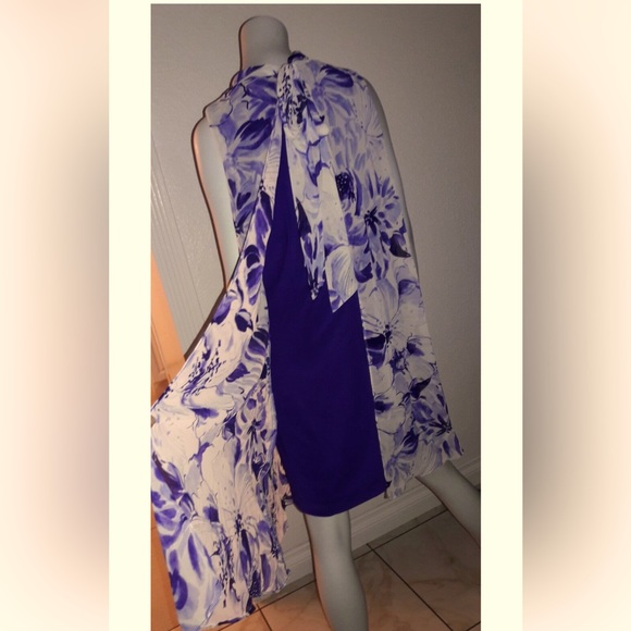 NWOT Eliza J chiffon dress size 12 - Picture 3 of 10